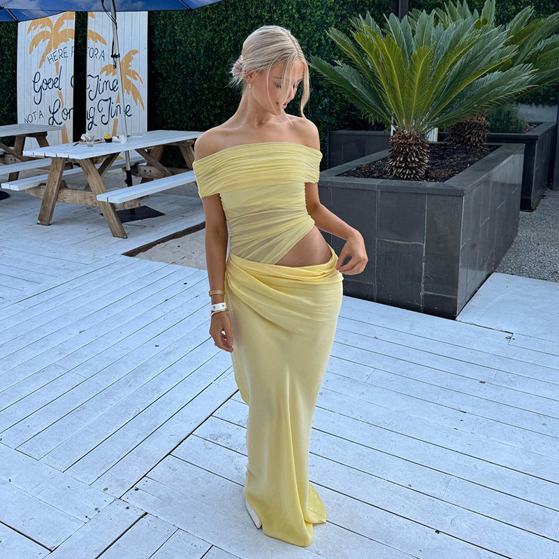 ALICIA – ELEGANTES MAXIKLEID MIT ASYMMETRISCHEM SCHNITT 1