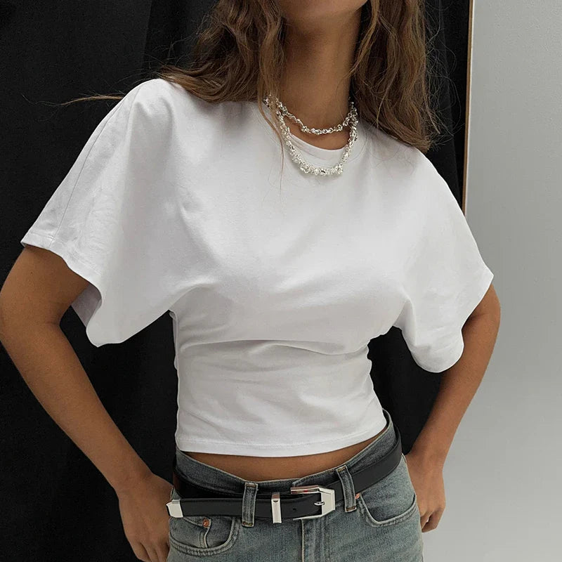 LIV – T-SHIRT MIT KURZEM SCHNITT AUS BAUMWOLLE 1