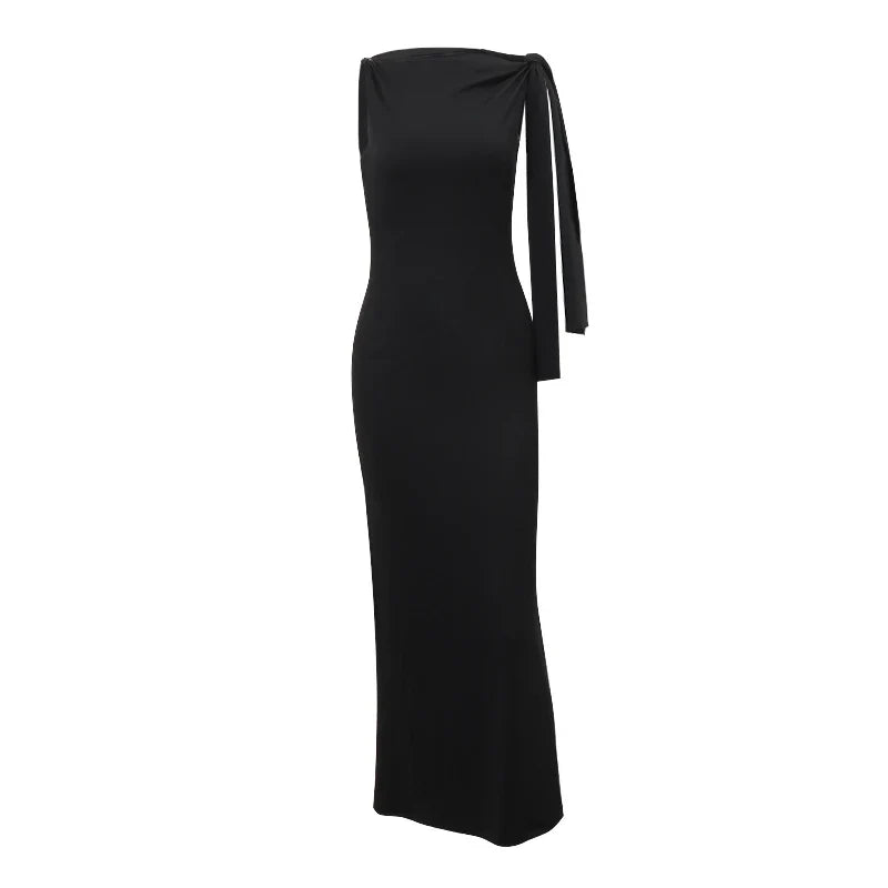 GLAMURA | ÄRMELOSES MAXI MIT SCHLEIER 6