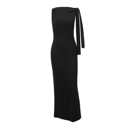 GLAMURA | ÄRMELOSES MAXI MIT SCHLEIER 6