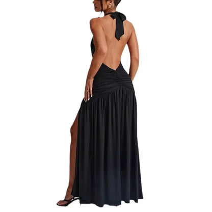 SELENA – ÄRMELLOSES MAXIKLEID MIT SCHLITZ UND V-AUSSCHNITT 5