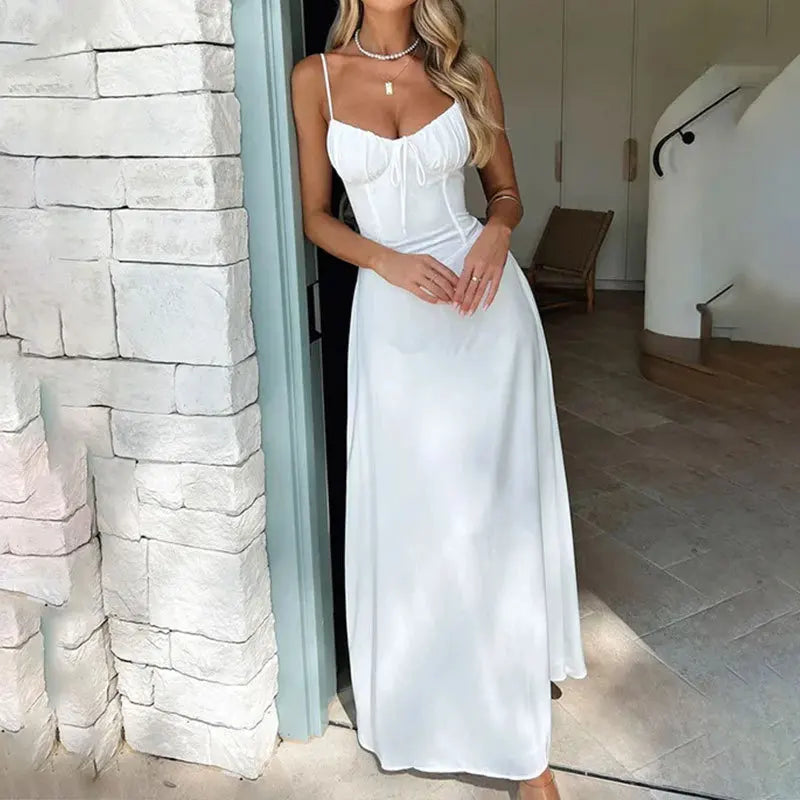 SOLÈA | SOMMERLICHES MAXIKLEID MIT SCHNÜRUNGSDETAIL 4