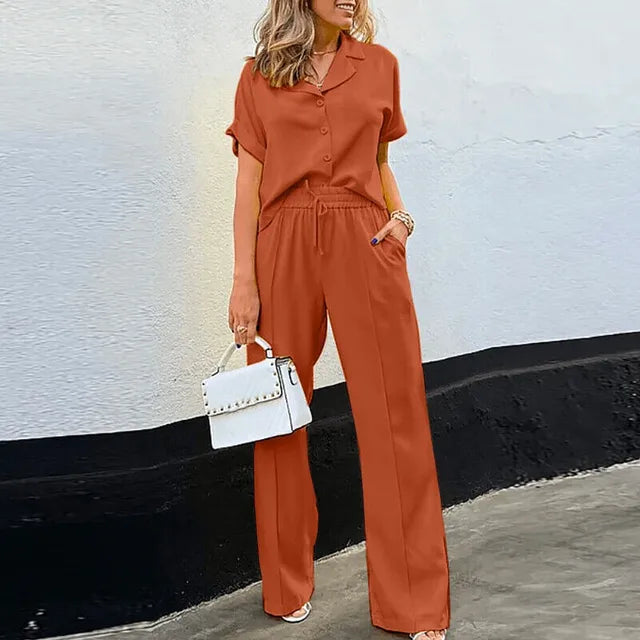 LINA – LOCKERES ZWEITEILER-SET MIT OVERSIZE-SHIRT UND HOSE 2