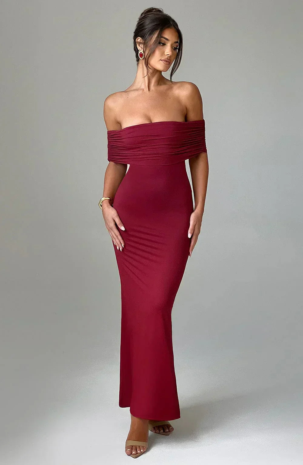 CELINE – OFF-SHOULDER ABENDKLEID 5
