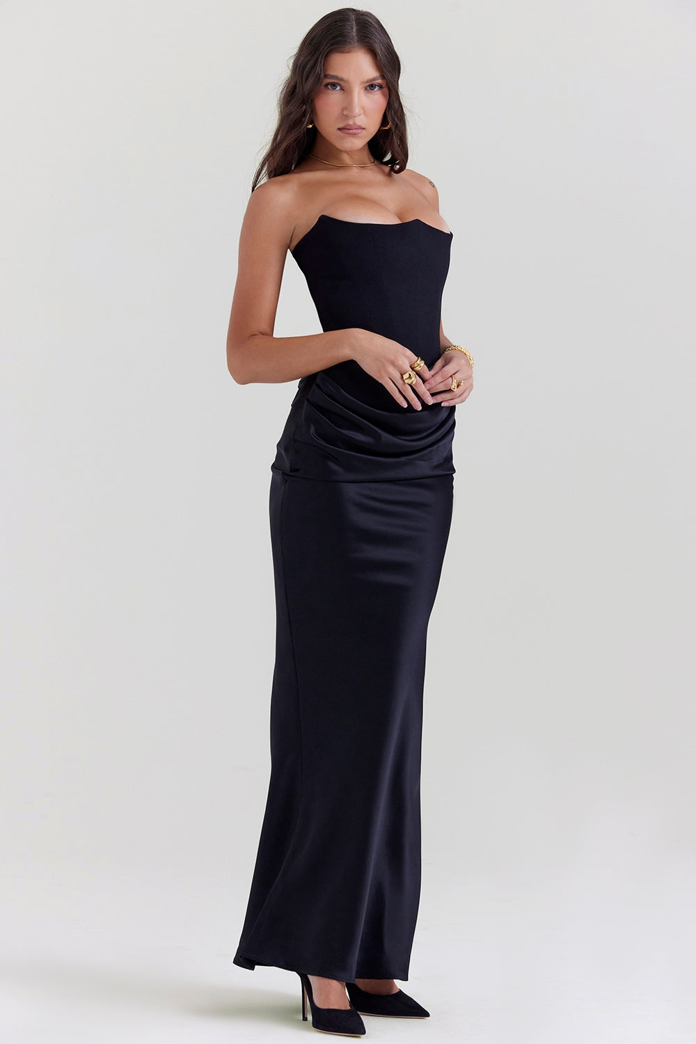 ANIKA I SCHULTERFREIES KLEID 4