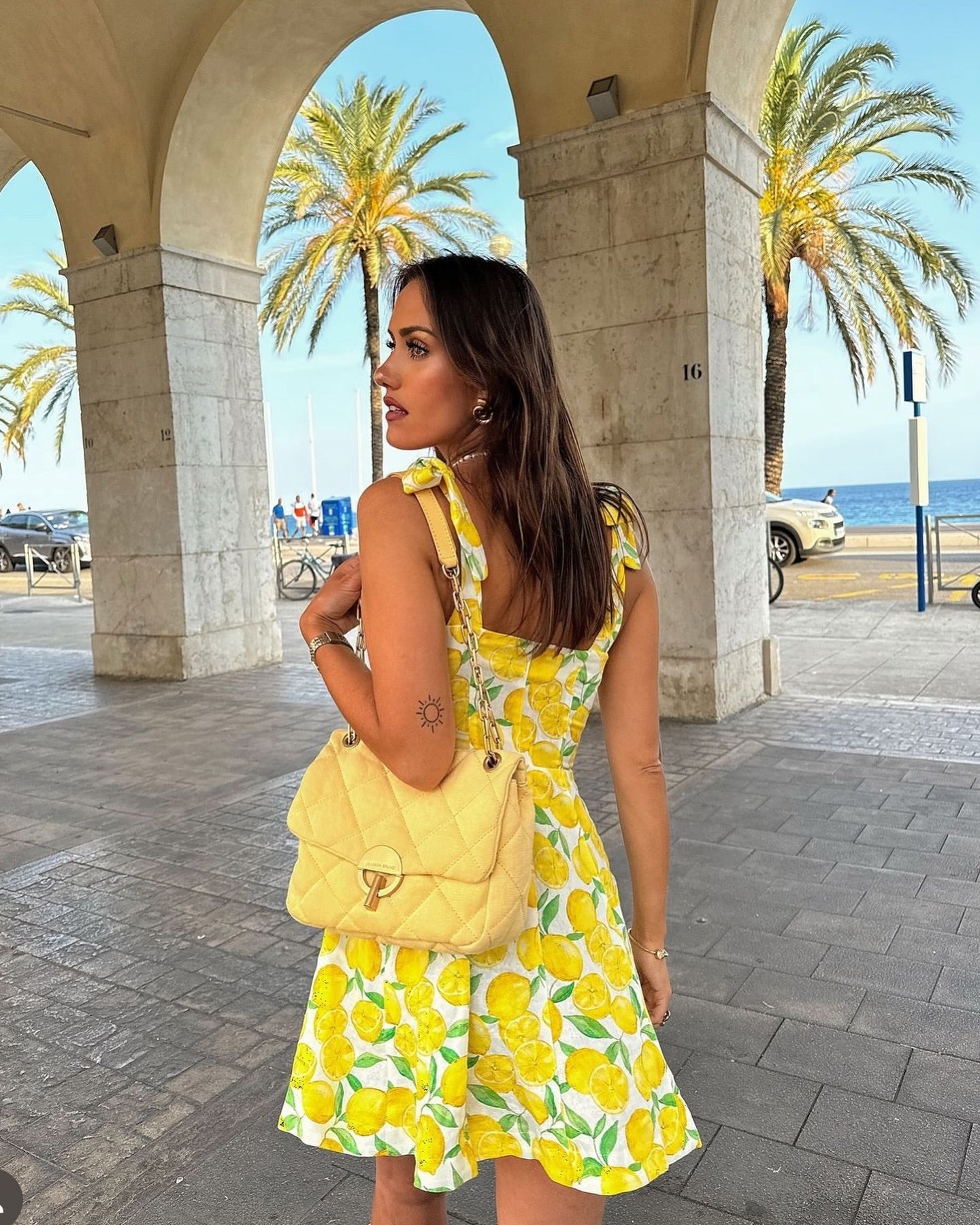 CLEO | SOMMERKLEID MIT ZITRONENPRINT 4