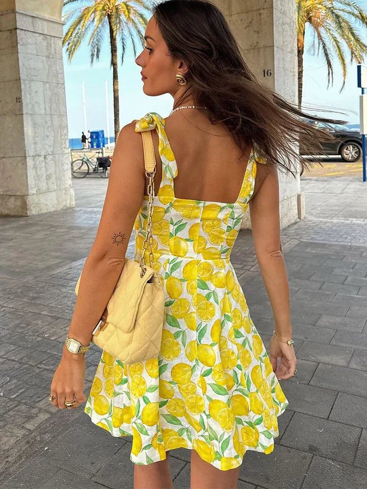 CLEO | SOMMERKLEID MIT ZITRONENPRINT 5