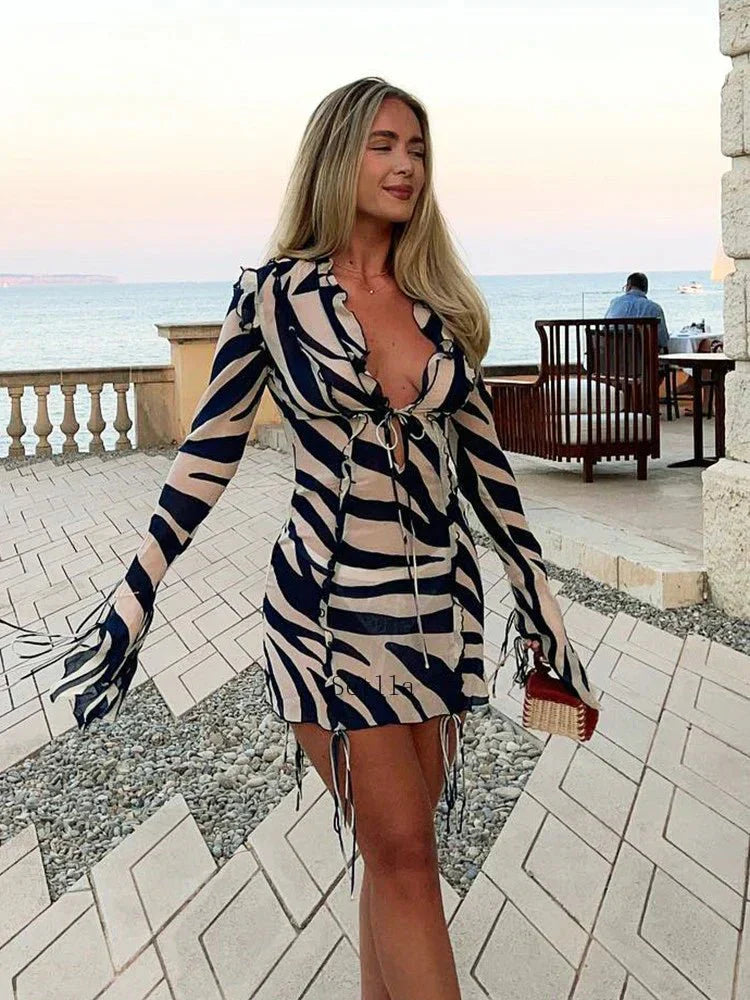 NELLY | MINIKLEID MIT ZEBRADRUCK 3