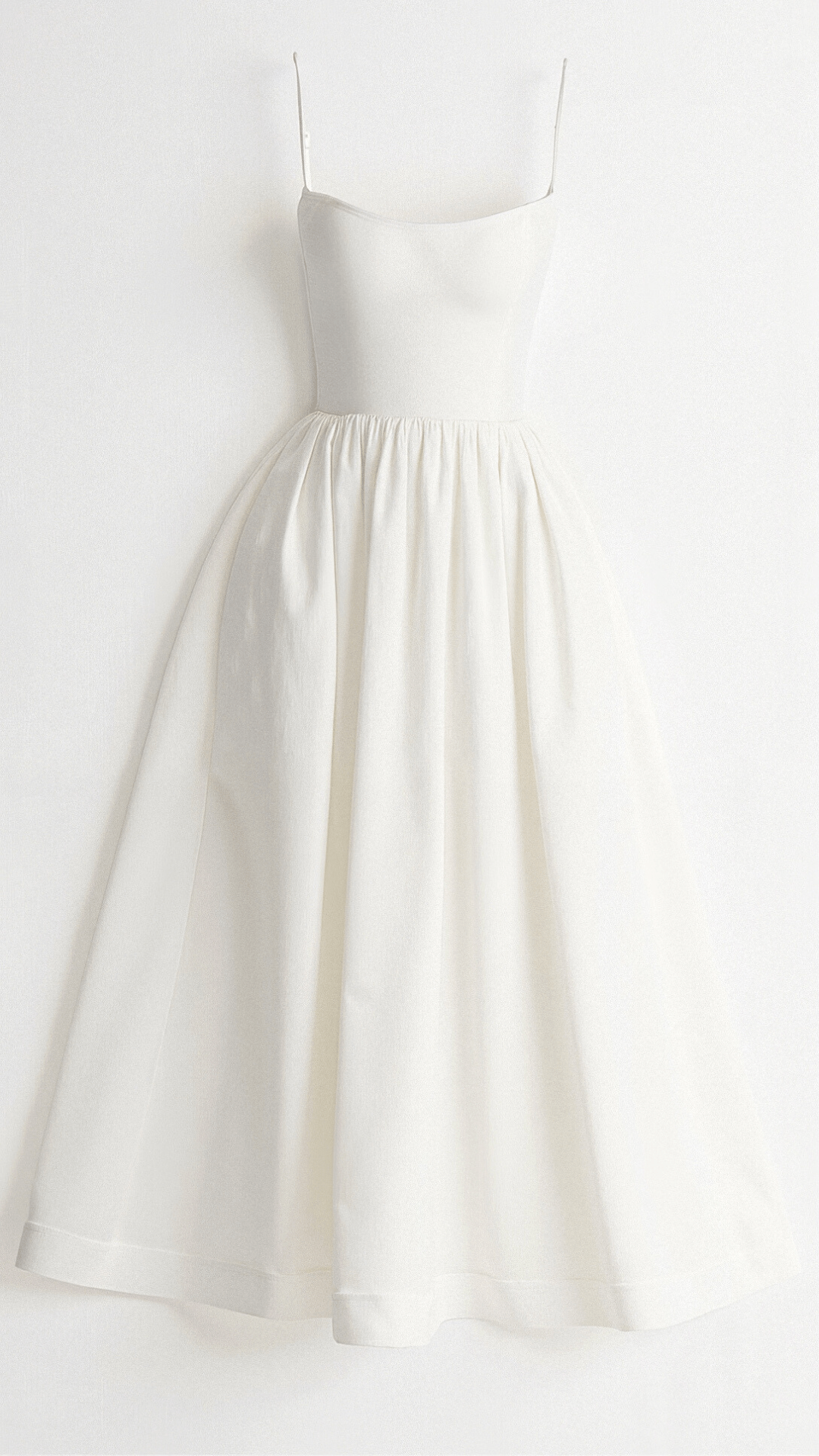 TAMARA | FLIEẞENDES SCHULTERFREIES MIDIKLEID 5
